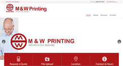 Desktop Screenshot of mwprinting.net